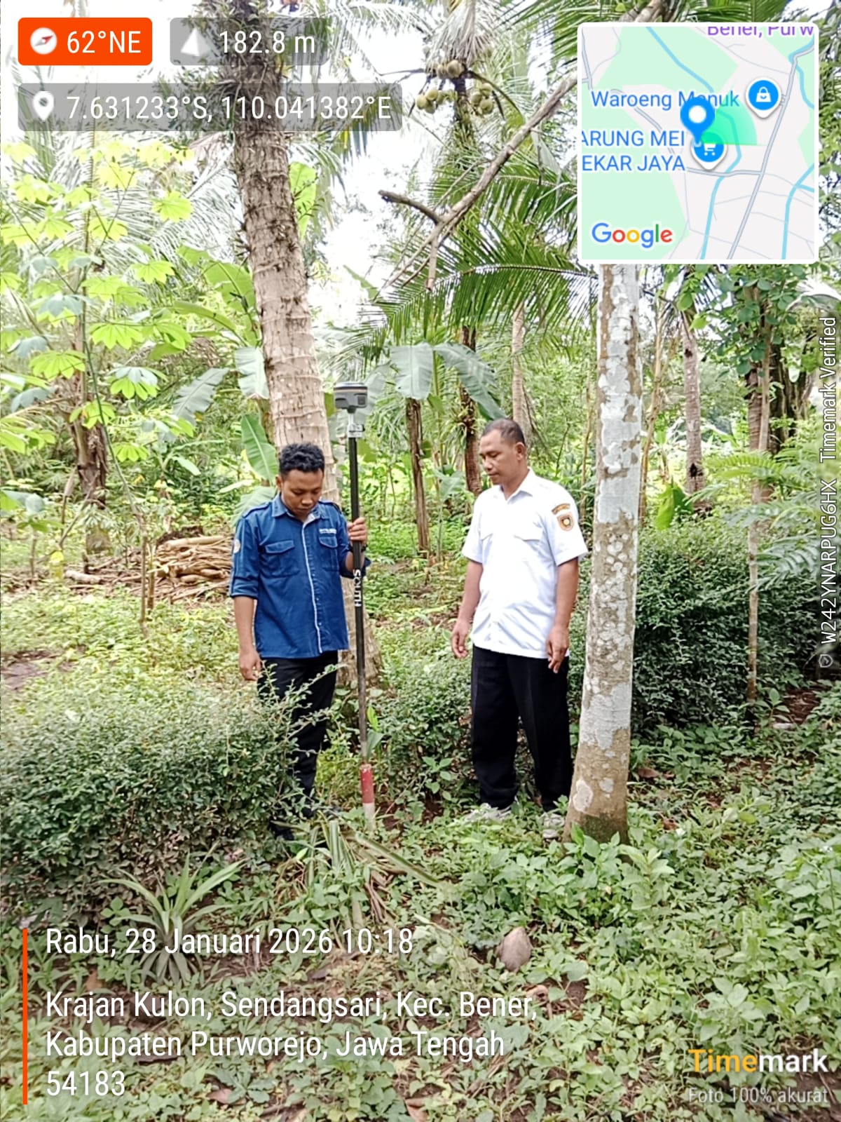 Pengukuran, Pemetaan dan Informasi bidang tanah pendaftaran tanah sistematis lengkap (PTSL) Terintegrasi pada Integratred Land Administration and spasial planing project (ILLASP) Kantor Pertanahan Kabupaten Purworejo (12,000 Ha)